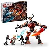 LEGO Marvel Thor vs. Surtur Construction Figure, Buildable Thor Super Hero Toy for Kids, Marvel Action Figure Playset with 3 Minifigures, Marvel Gift for Boys and Girls Ages 8 and Up, 76289