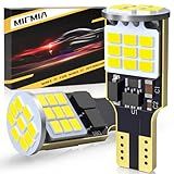 MIFMIA 912 921 LED Bulb Reverse Lights, High Power 27-SMD Chipsets Error Free T15 906 922 W16W Bulbs, 6500K White (Upgraded, Pack of 2)