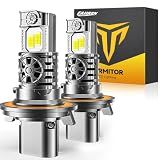 Termitor Latest H13/9008 Bulbs, 100,000LM Brightness High/Low Beam, 75000+ Hours Long Service Life, 6500K Cool White, Real 1:1 Halogen Size OffRoad Light for ATV UTV SUV, 3 Mins Plug N Play, Pack of 2
