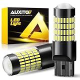 AUXITO 7440 7443 LED Bulb Reverse Lights, Super Bright 7441 7444 992 W21W LED Bulbs with Projector for Reverse Tail Brake Signal Back Up Parking Marker License Plate Lights, 6000K White