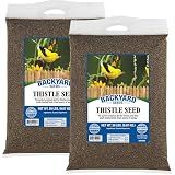 CountryMax Thistle Wild Bird Seed 40 lb – Premium Quality, 100% Clean, No Debris – Attracts Finches & Small Songbirds