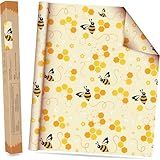 Beeswax Wraps for Food Roll(13x39inch), Organic Beeswax Wrap Beeswax Food Wraps Reusable Food Wrap Sustainable Beeswax Paper Beeswax Sandwich Wrap Beeswax Storage Beeswax Cloth Beeswax Food Wrappers