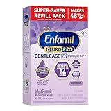 Enfamil NeuroPro Gentlease for easing Fussiness, Crying, Gas, Spit-up in 24 Hrs, Smaller Proteins for Easy Digestion, Brain Supporting DHA, Prebiotic Blend, HuMO6*, Baby Formula, Powder Refill Box, 30.4 Oz