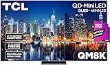 TCL 65 Inch Class QM8K Series | Mini LED QLED 4K HDR | 65QM8K, 2025 Model | 120HZ-144HZ Anti Reflective Wide Angle Screen Smart Google TV Dolby Atmos | Voice Remote Alexa Gaming Streaming Television