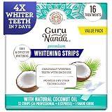 GuruNanda Teeth Whitening Strips - 4X Whiter Teeth, 16-Day Whitening Kit