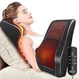 Boriwat Back Massager with Heat, 3D Kneading Massage Pillow for Back, Neck, Shoulder, Leg Pain Relief Deep Tissue, Gifts for Women Men Mom Dad