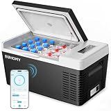 EUHOMY 19qt 12 Volt Refrigerator, -4℉~68℉ Electric Cooler for Car
