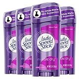 Lady Speed Stick Invisible Dry Antiperspirant Deodorant, Shower Fresh, 2.3oz, 4 Pack