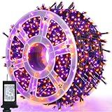 weillsnow 500 LED Halloween Lights Outdoor,164 FT Twinkle Lights Waterproof