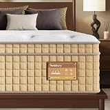 BedStory 14 Inch Medium Firm Queen Hybrid Mattress with Zoned Support