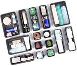 Kutesna 15PCS Plastic Drawer Organizer, Versatile Desk Organizers Set