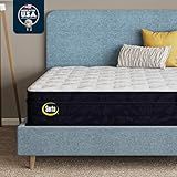 Serta Classic Clarks Hill 2.0, Plush Euro Top 12.5" Queen Mattress, Zoned Support, Cooling, Breathable and Pressure Relieving - 100 Night Trial, CertiPUR-US Certified