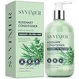 Svvimer Rosemary Hair Thickening Conditioner: Thickening Moisturizing Product with Biotin for Women Men - for Damaged Dry Thinning Hair 11.8 fl.oz