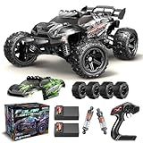 X-TMAGA 1:14 Scale All Terrain RC Cars for Adults & Boys (HS14323), Max Fast 40+ KPH, 4WD Off-Road RC Truck for Snow & Sand & Mud, 4X4 Waterproof Remote Control Car with 2 Rechargeable Batteries