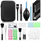 Camera Cleaning Kit for DSLR & Mirrorless Cameras - Camera Accessories Lens, Sensor & Camera Lens Cleaning Kit, Perfect Photographer Gifts, Canon, Sony A7III Accessories Sensor Cleaning kit