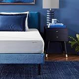 Amazon Basics Memory Foam Mattress, Soft Plush Feel, Breathable, Contours to Body, 8 Inch, Twin, White/Grey