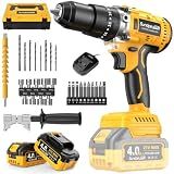 SundpeyPRO 1060In·lbs 21V Brushless Cordless Electric Power Hammer Drill