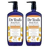 Dr Teal's Glow & Radiance with Vitamin C & Citrus Essential Oils Body Wash 24oz Pack of 2