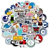 Tuqiso Programming Stickers for Developers, Coders, Programmers, Hackers, Geeks, and Engineers,Developper Stickers for Laptop (50 pcs)