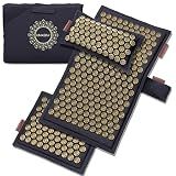 UNMERA Acupressure Mat and Pillow Set,Natural Linen & Coconut Fiber Filling