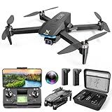 X-shop GPS Drones with Camera for Adults 4K, Brushless Motor FPV RC Quadcopter with Auto Return, Follow Me, Headless Mode, 50 Mins Long Flight, Lightweight and Foldable Drone for Beginner