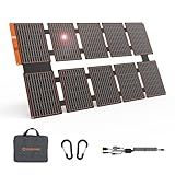 FlexSolar 100W Portable Solar Panels Chargers with PD3.0 USB-C,QC3.0 USB-A and DC Outputs Foldable IP67 Waterproof Power Emergency Camping for Small Power Station Generator,Phones, Power Banks