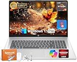 HP 17 Inch Laptop, AMD Ryzen 5 7430U (up to 4.3GHz), 17.3" FHD Anti-Glare IPS Display, 32 GB RAM, 1 TB SSD, AMD Radeon Graphics, Copilot-AI, Wi-Fi 6, Long Battery Life, Windows 11 Pro, w/Accessories