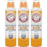 Arm & Hammer Invisible Body Powder Spray, Clear Talc-Free Body Odor & Sweat Control For Men & Women, Spray Body Powder For Women And Men, Arm And Hammer Body Spray Powder, 7 Oz (3 Pack)