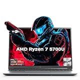 MALLRACE 2026 Gaming Laptop, 15.6" FHD IPS Display, AMD Ryzen 7 5700U (Beat Intel i7-1255U), AMD Radeon Graphics, 16GB DDR4 RAM, 512GB PCIe SSD,Backlit Keyboard with NumPad