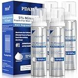 Minoxidil for Men and Women Foam Hair Growth - 5% Minoxidil Foam Hair Regrowth Treatment for Men, Topical Hair Loss Treatments, Extra Strength Thicker & Fuller Hair, 4 x 2.11 oz for 4 Months