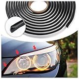 13FT Car Headlight Sealant Butyl Tape,Butyl Rubber Sealant Blocks Dust Water Noise,Universal Butyl Sealant Tape Car Accessories for Car Headlights Taillights Windshield Doors (13Ft x 9mm x 3mm)
