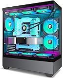 FOIFKIN PC Case - Pre-Installed 6 PWM ARGB Fan, ATX Mid-Tower Gaming PC Case,Type-C, FOIFKIN (Black, F1)