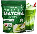 Total Tea USDA Organic Matcha Green Tea Powder 4 Oz Latte Smoothies