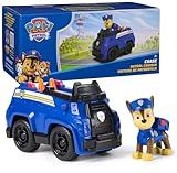 Paw Patrol, Chase’s Patrol Cruiser, Toy Car with Collectible Action Figure, Sustainably Minded Kids Toys for Boys & Girls Ages 3 and Up