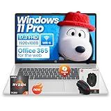 HP 17 inch laptops, AMD Ryzen 5 7430U(Beats i7-1165G7), 32GB RAM 1TB NVMe SSD Windows 11 Pro, 17.3" FHD IPS, Copilot AI, Numeric Keyboard, Type-c, Patented KB Kit