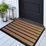 ubdyo Extra Durable Door Mat Outside Entrance (30" x 17", Bright Brown)