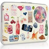 iCasso Laptop Sleeve 13 inch for MacBook Air 13-13.6 inch, Cute Laptop case for MacBook Neo/Pro 13 inch, Slim Protective Travel Carrying Case Sleeve for 14 inch Chromebook, HP, Dell, Stickers