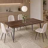 VASAGLE 70.9" Dining Table for 6-8 People, Modern Kitchen Table