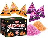 60 Pack Halloween Sour Popping Candy - Individually Wrapped Trick Or Treat Popping Rocks Candies - Bulk Halloween Treats Great Use, For Kids, Party Favors, Classrooms , Goodie Bags, Boo Basket Stuffers