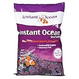 Instant Ocean Sea Salt 50 Gallons, For Marine Aquariums, Fast Dissolving