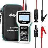 ELEJOY 1800W Solar Panel Tester MPPT Photovoltaic Multimeter & Watt Meter Smart Portable Tool for Solar PV Panel Data & Troubleshoot Measures Power Output Performance and Open Circuit Voltage