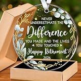 HEXMOZ Retirement Gift for Woman - Retirement Gifts for Men, Women 2026