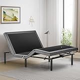 Sweetcrispy Adjustable Bed Frame Twin XL, Ergonomic Electric Bed Base with Wireless Remote and 2 USB Ports, Head and Foot Incline, Zero Gravity Bed, Anti-Snore, Easy Assembly