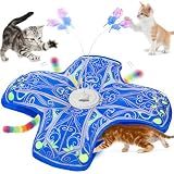 Qraxond Interactive Cat Toys for Indoor Cats,Automatic Kitten Tunnel Toy