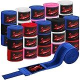 15 Pairs Boxing Wraps for Hand 180 Inch Boxing Hand Wraps Bulk Martial Arts Sports Handwraps for Boxing Kickboxing Mexican Style Hand Wraps for Muay Thai MMA Kickboxing Training Gym (Classic Colors)