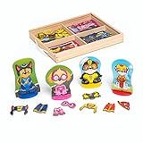 Melissa & Doug PAW Patrol Wooden Magnetic Pretend Play (64 Pieces)