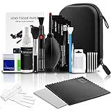 ParaPace Professional Camera Cleaning Kit (with Waterproof Case),Including Cleaning Solution/5 APS-C Cleaning Swabs/Lens Pen/Air Blower/Cleaning Cloth for DSLR Cameras(Canon,Nikon,Sony)