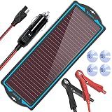 SUNAPEX 12V Solar Battery Charger Trickle Maintainer Kit for Car