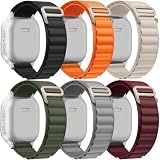 6 Pack Alpine Loop Bands Compatible with Apple Watch Ultra 3 2 1 Band 49mm 46mm 45mm 44mm Men Women；Soft Sport Loop Bands Replacement Strap for iWatch Ultra 3&2&1 Series 11 10 9 8 7 SE 6 5 4