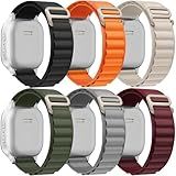 6 Pack Alpine Loop Bands Compatible with Apple Watch Ultra 3 2 1 Band 49mm 46mm 45mm 44mm Men Women；Soft Sport Loop Bands Replacement Strap for iWatch Ultra 3&2&1 Series 11 10 9 8 7 SE 6 5 4